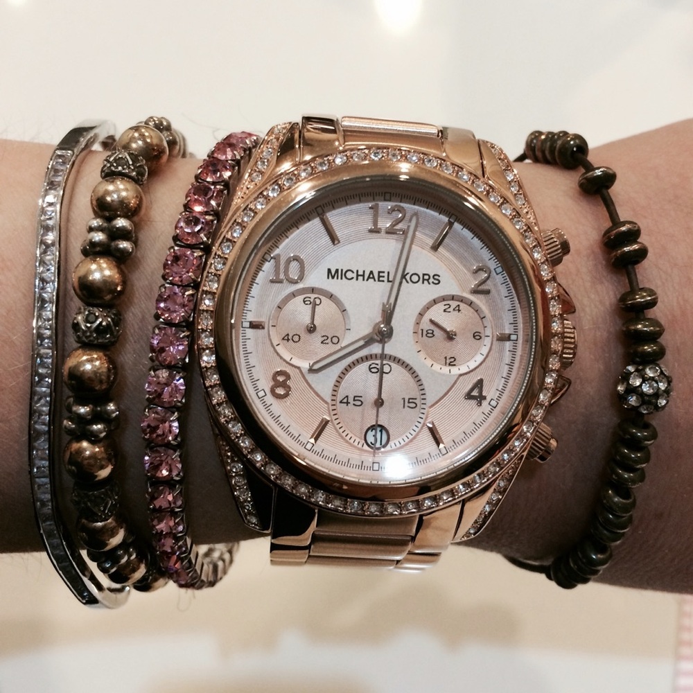 Micheal Kors Rose Gold Watch